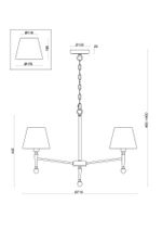 Подвесной светильник Freya FR2190PL-05N