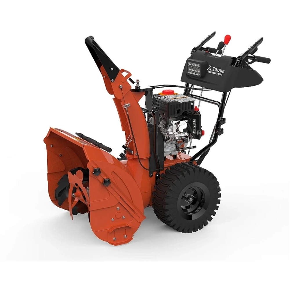 ZimAni ST324DLE PRO снегоуборщик бензиновый 9 л.с, ковш 61 см, выброс 18 м, вариатор
