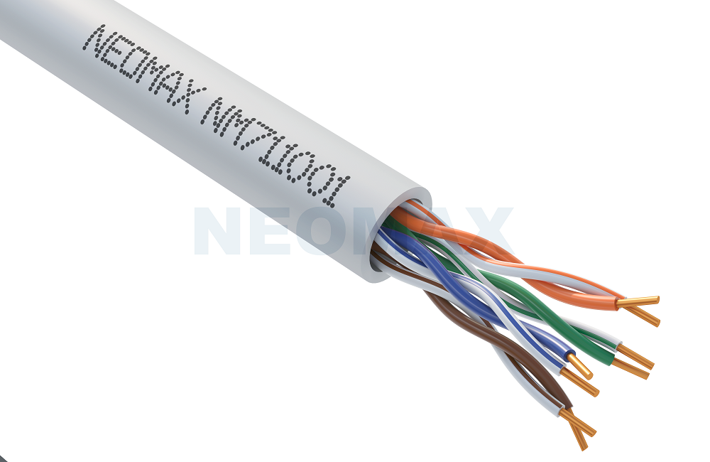 Кабель витая пара U/UTP 5e кат. 4 пары Neomax NM711001