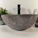 Каменная раковина из речного камня RS-05265 (39*35*15) 0855 из натурального камня