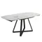 Обеденный стол D2055BB /1096 из керамики и черной стали