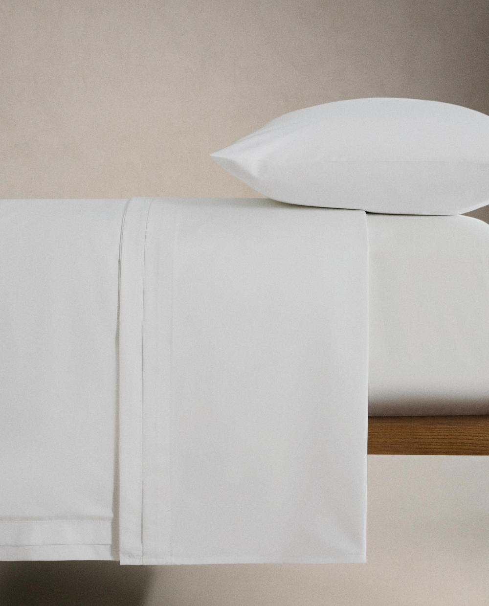 Пододеяльник Zara Home сатин, хлопок 100%, однотонный, 6118/088