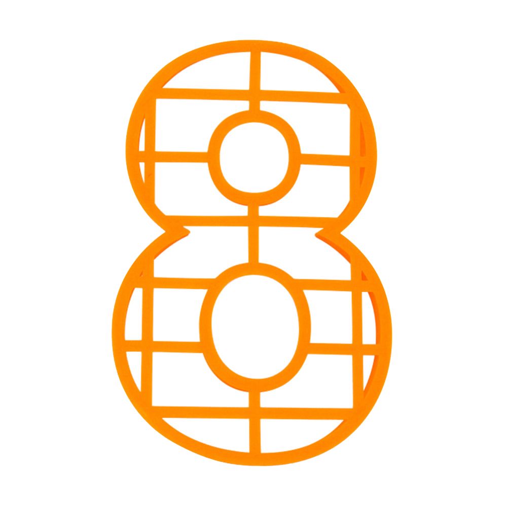 Форма для торта "Цифра 8" 25см 1шт