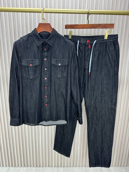 Джинсовый костюм Kiton