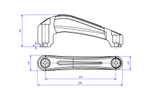 TC401BS CNC RACING FRAME SLIDER (DVL 1260)