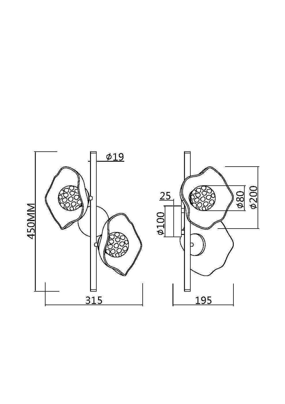 Бра Maytoni   MOD207WL-02BS
