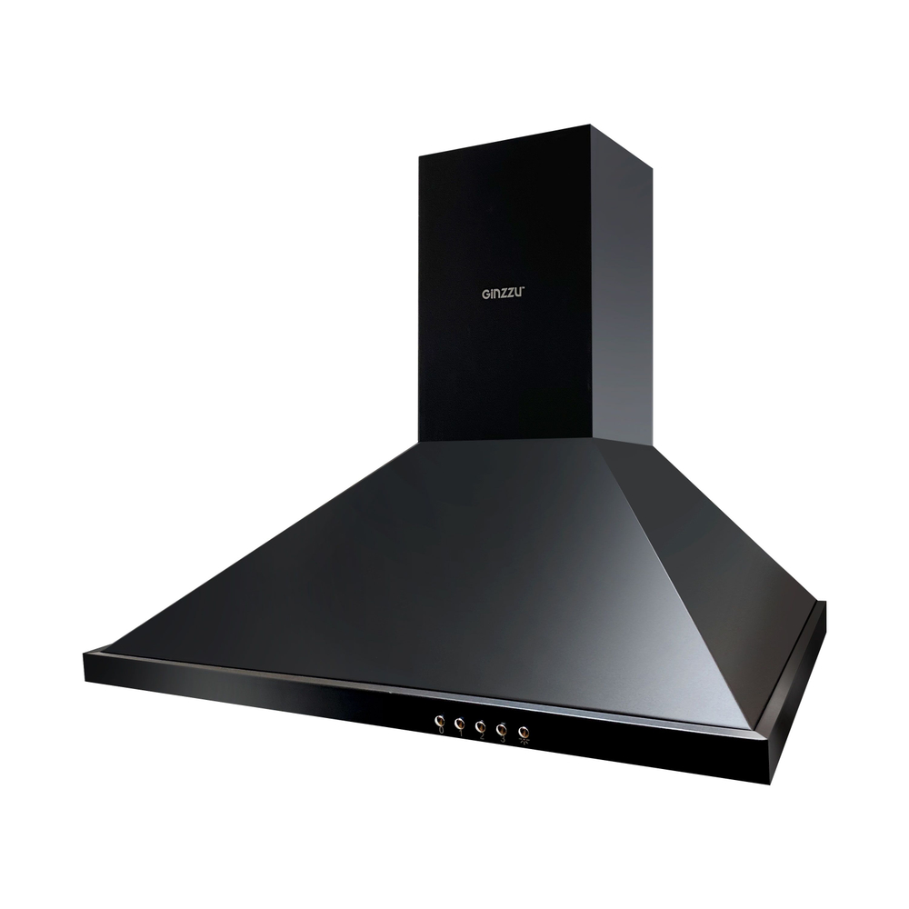 Вытяжка купольная Ginzzu HKH-120 черный 480 м3/час