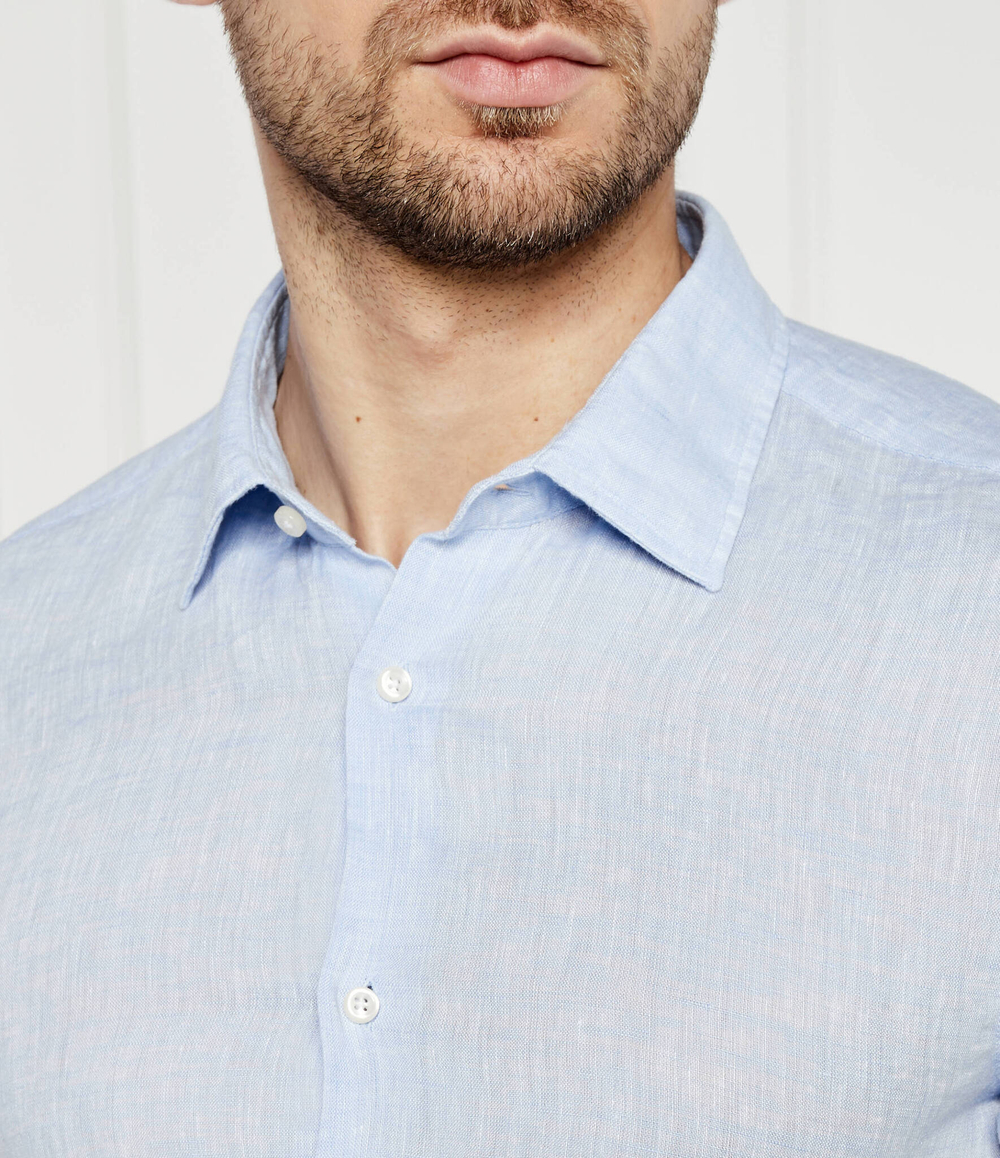 Льняная рубашка pit Joop! - голубой(30041384)