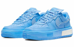 Кроссовки Nike Air Force 1 Low Fontanka "University Blue" (Женская размерная сетка)