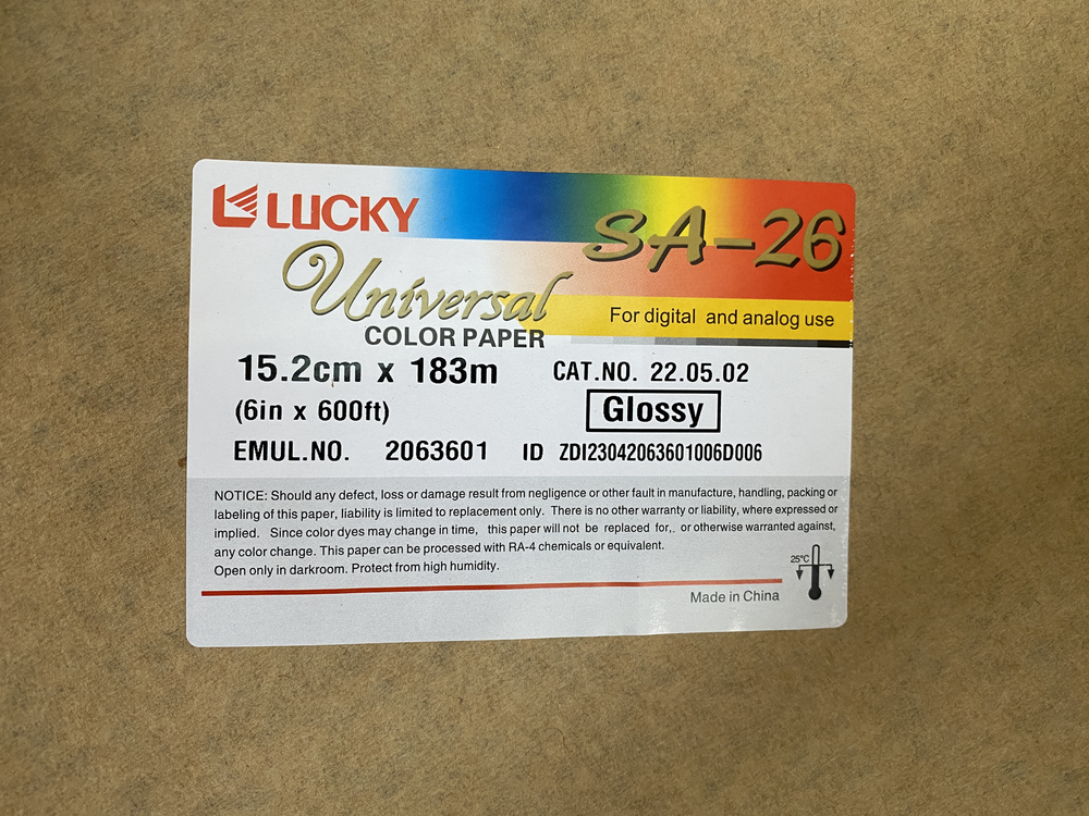 152x183(15,2*183) Люстровая Фотобумага Лаки Lucky SA-26 Universal Color Paper Lustre