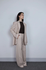 жакет прямого кроя