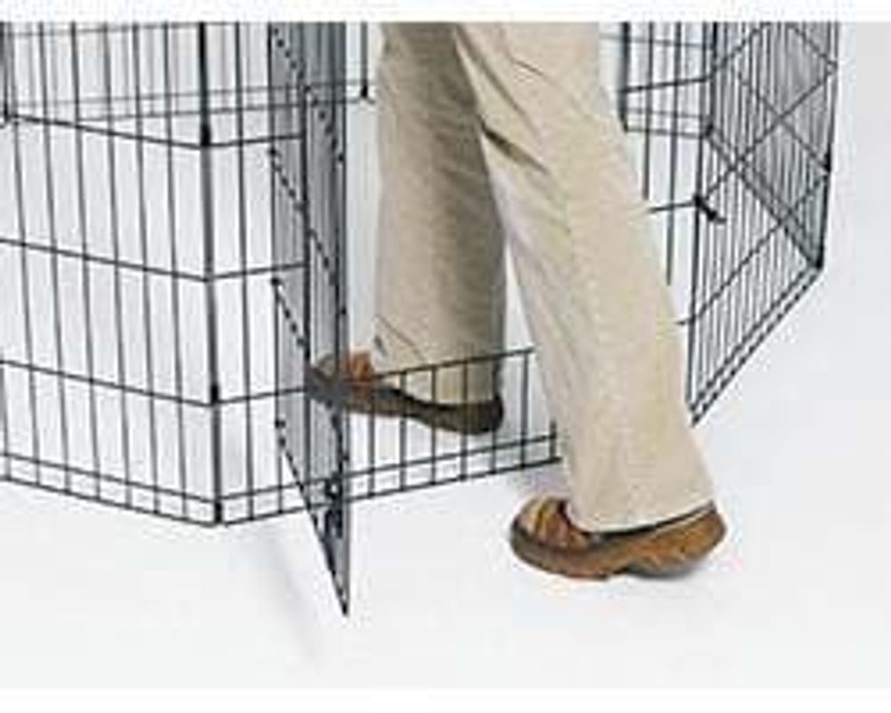 Midwest вольер 8 панелей 61х122h см черный с дверью Midwest вольер 8 панелей 61х122h см черный с дверью