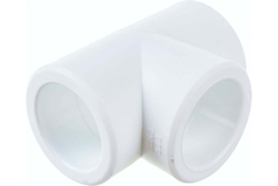 Тройник PPR 32x32x90, белый, РТП (10738)