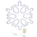 Фигура светодиодная «Зимняя снежинка» 38 см, (постоянное свечение), 220V, Белый