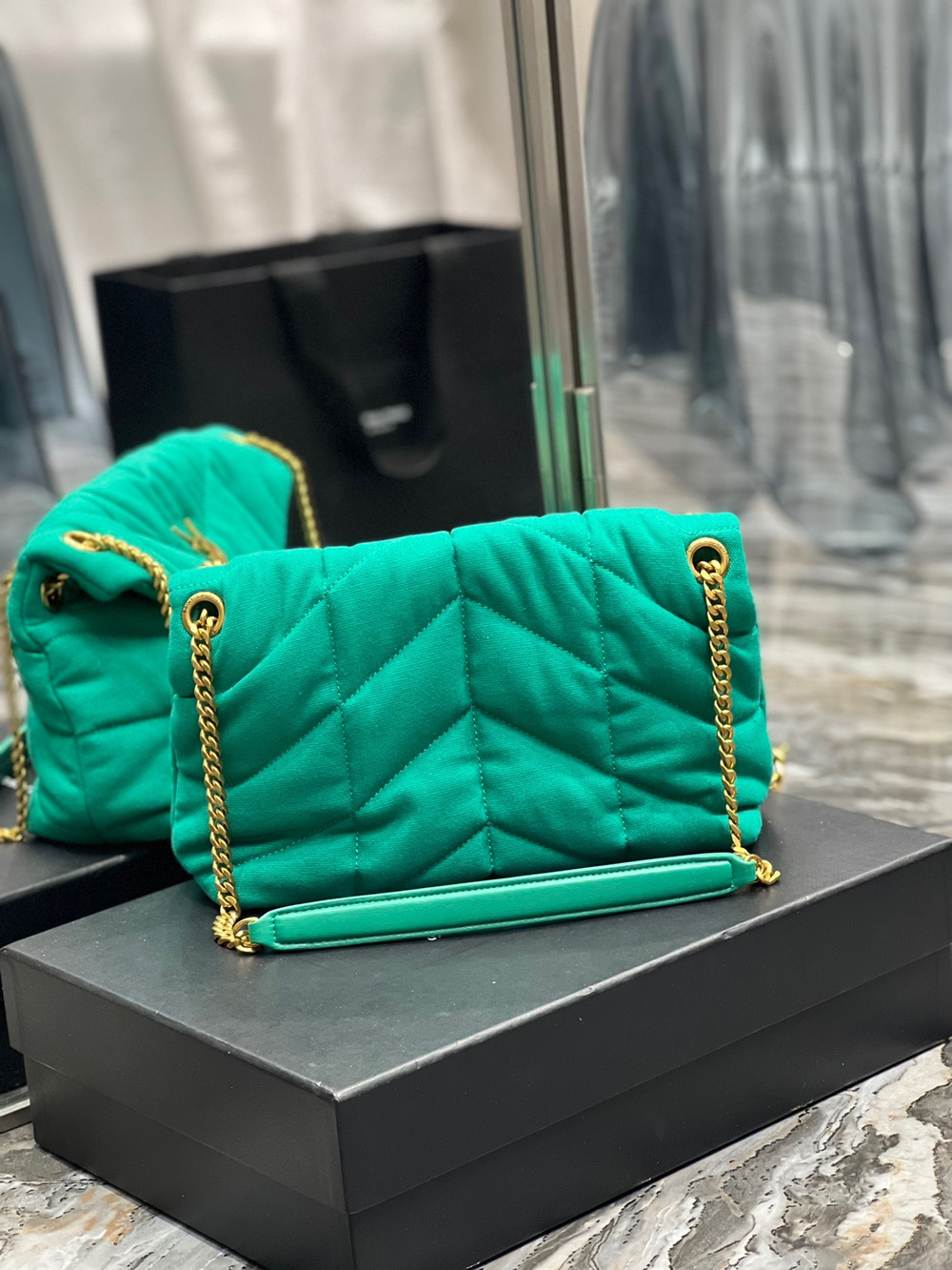 Saint Laurent Loulou Puffer Bag 29 cm