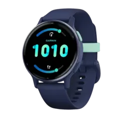 Vivoactive 5 синие с металлически-синим безелем и силиконовым ремешком