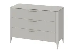 Комод Type 3 ящика ширина 120 см (серо-бежевый)
