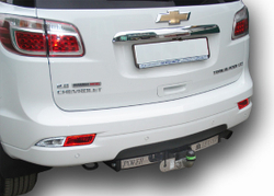 Фаркоп(прицепное) Лидер-Плюс для CHEVROLET TRAILBLAZER (GM800) 2012 - ...(паспорт и сертификат в комплекте)(без электрики)C216-F(N)