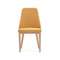 Стул Rosie желтый с ножками из массива ясеня