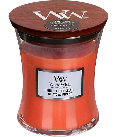 Джелато с перцем чили, ароматическая свеча, WoodWick