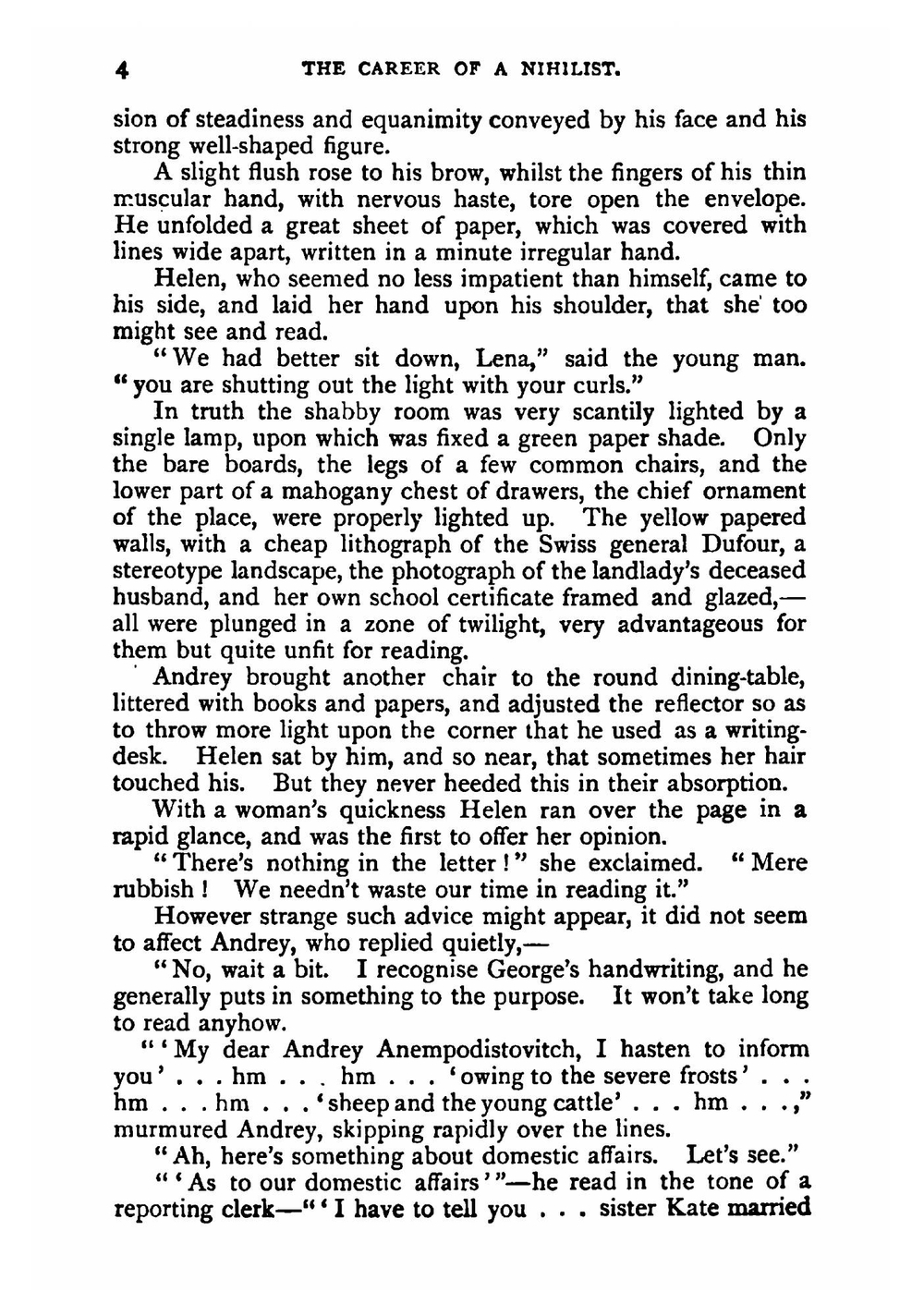 The Career of a Nihilist | Stepniak