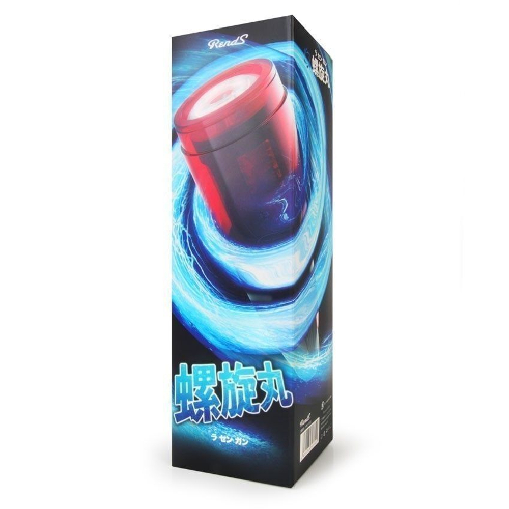 Инновационный вибромастурбатор с ротацией и фрикциями (Цвет: черный с красным)