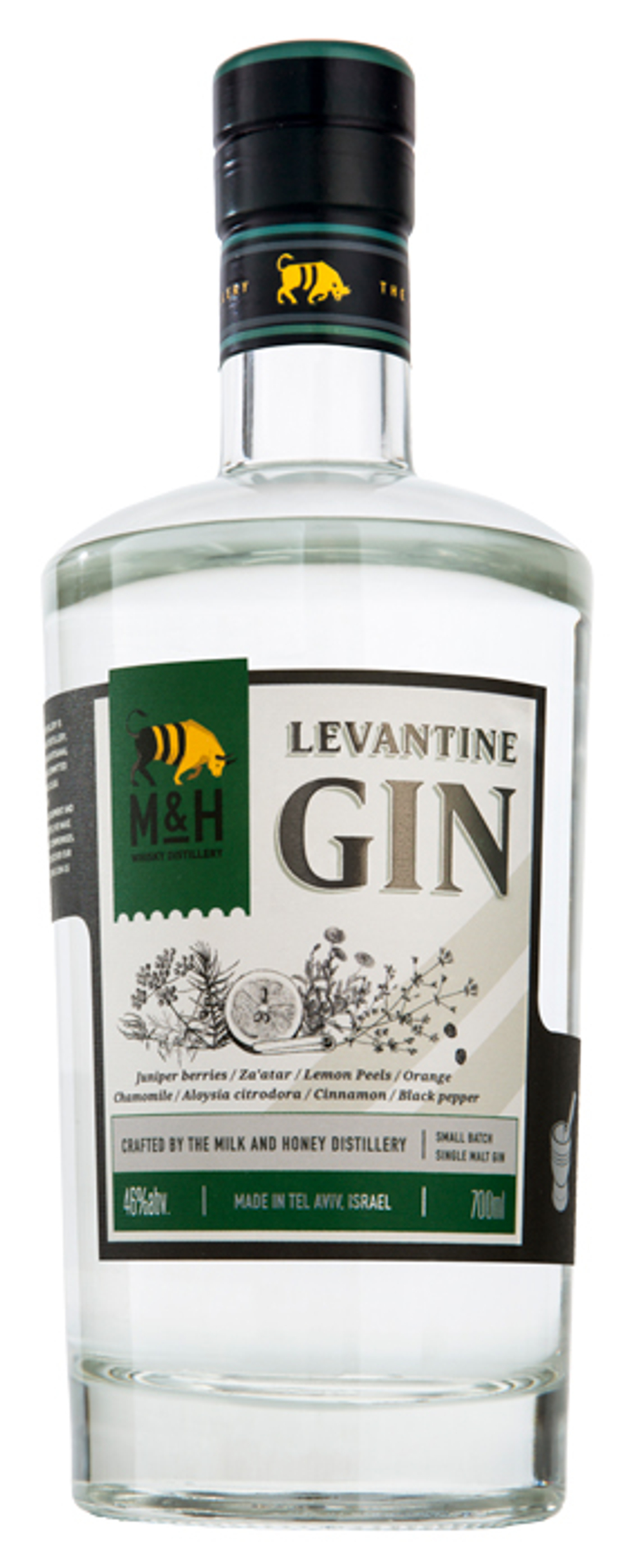 Джин M & H Levantine Single Malt Gin, 0,7 л