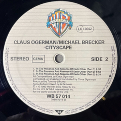 Винтажная виниловая пластинка LP Claus Ogerman Michael Brecker Cityscape (Germany 1982)