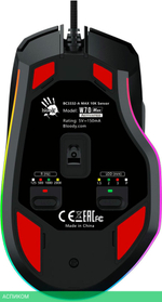 Мышь A4Tech Bloody W70 Max черный