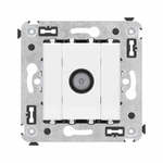 Розетка TV оконечная в стену, "Avanti", "Белое облако"