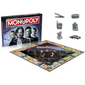 Настольная игра Winning Moves Монополия Supernatural Сверхестественное на английском языке