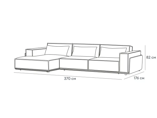 Диван угловой Asti 682361