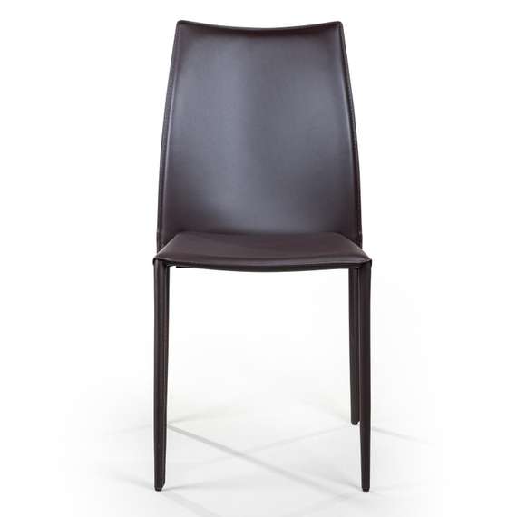 Стул Rolf темно-коричневая кожа