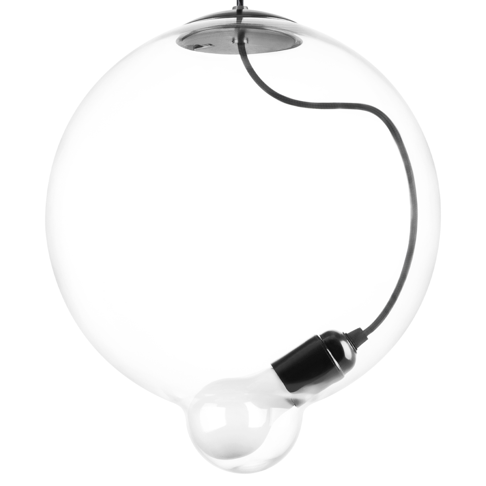 805300 Люстра COLORE 1х8W (led) E27 АЛЮМИНИЙ/ПРОЗРАЧНЫЙ