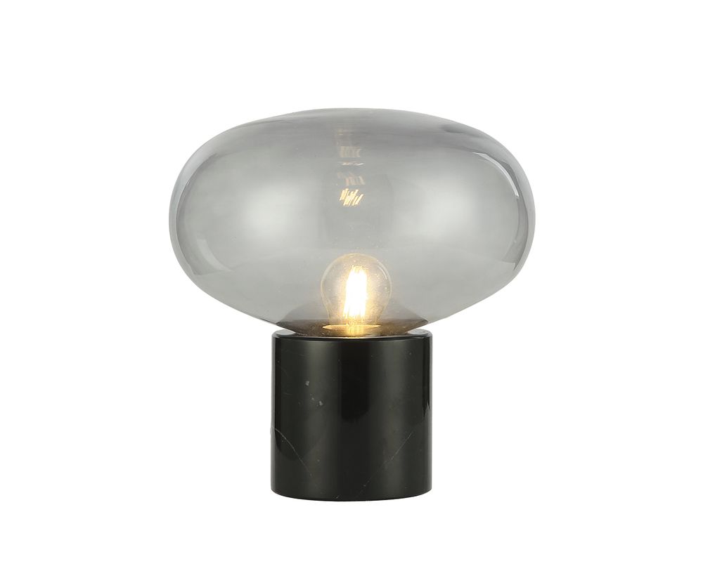 Настольная лампа Артена черный/серый d20 h21 E27 1*40W