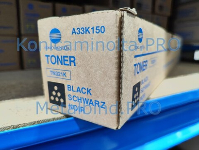 Тонер TN-321K Konica Minolta оригинальный черный A33K150