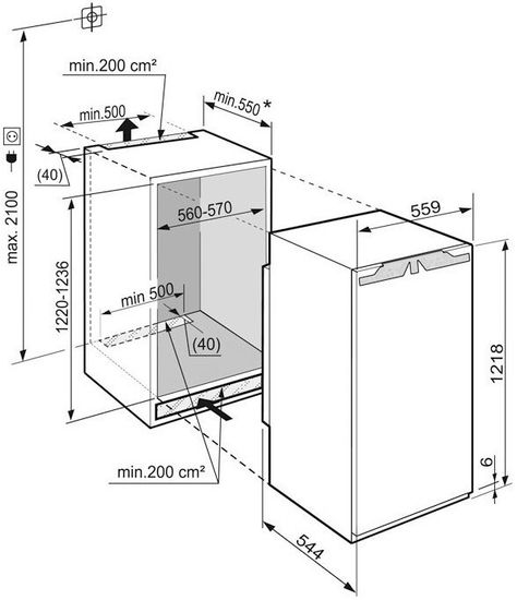 Встраиваемый холодильник Liebherr IK 2364