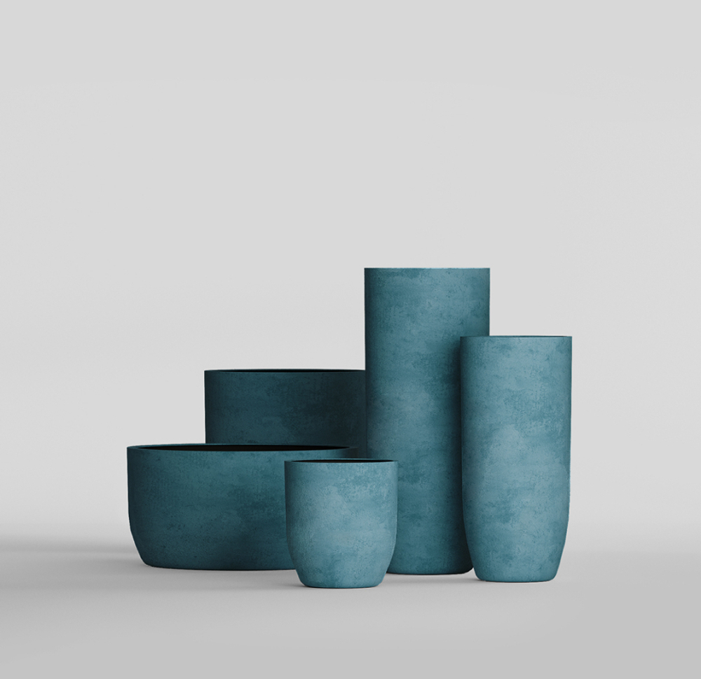 Кашпо, коллекция Color, форма YAR