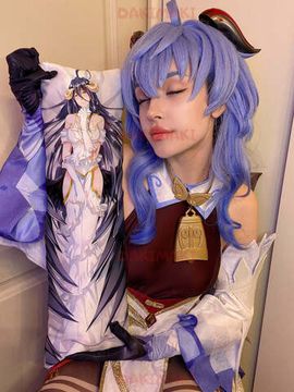 Мини дакимакура Альбедо (Владыка) из Владыка арт. M0754, 60х20 см