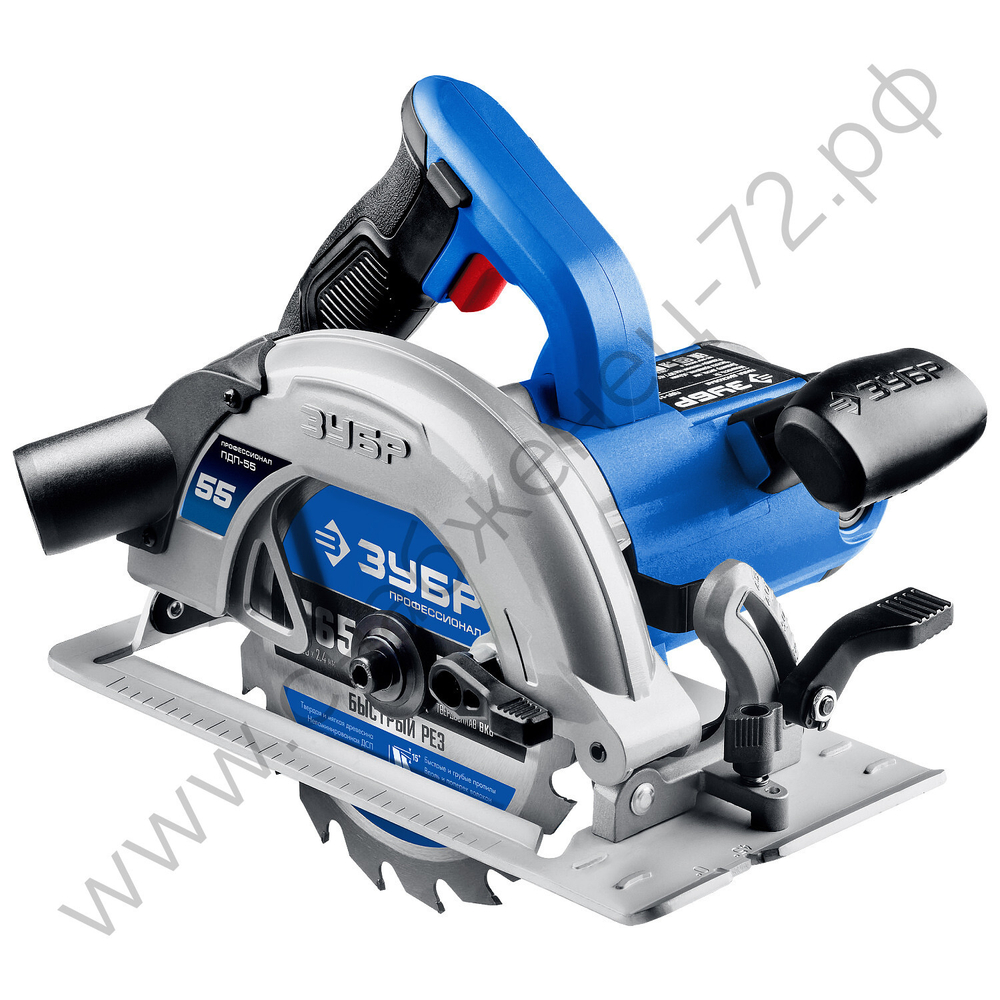 ЗУБР d 165 мм, 1300 Вт, циркулярная пила (дисковая), Профессионал (ПДП-55)