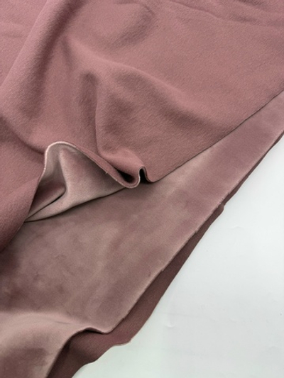 Футер на велюре Пудра