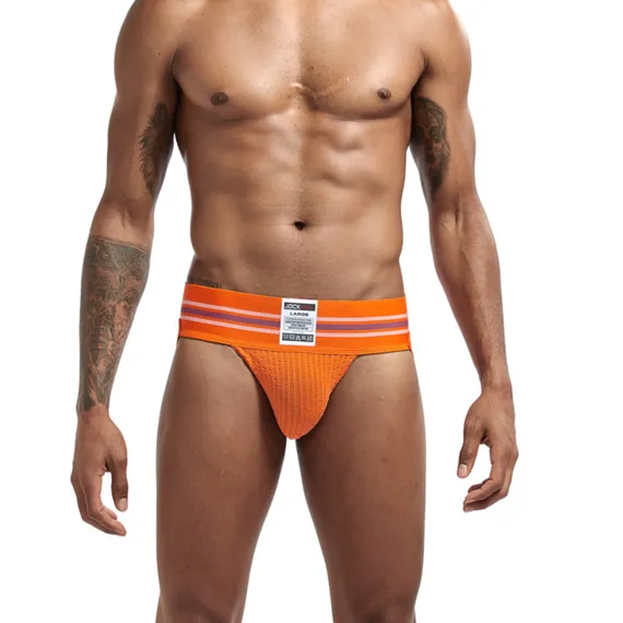 Мужские трусы джоки оранжевые JOCKMAIL JM4021-21