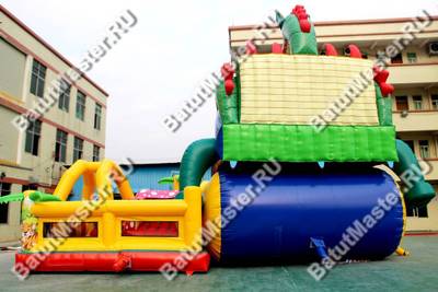 Батут "Пленительная Саванна",10x10x7 м