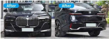 Рестайлинг обвес из BMW 7 серии F01 / F02 2008-2015 в BMW 7 серии G70 2022-2024+ БМВ