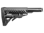 Телескопический складной приклад для САЙГИ/AK-74M/АК-100-ые серии, чёрный