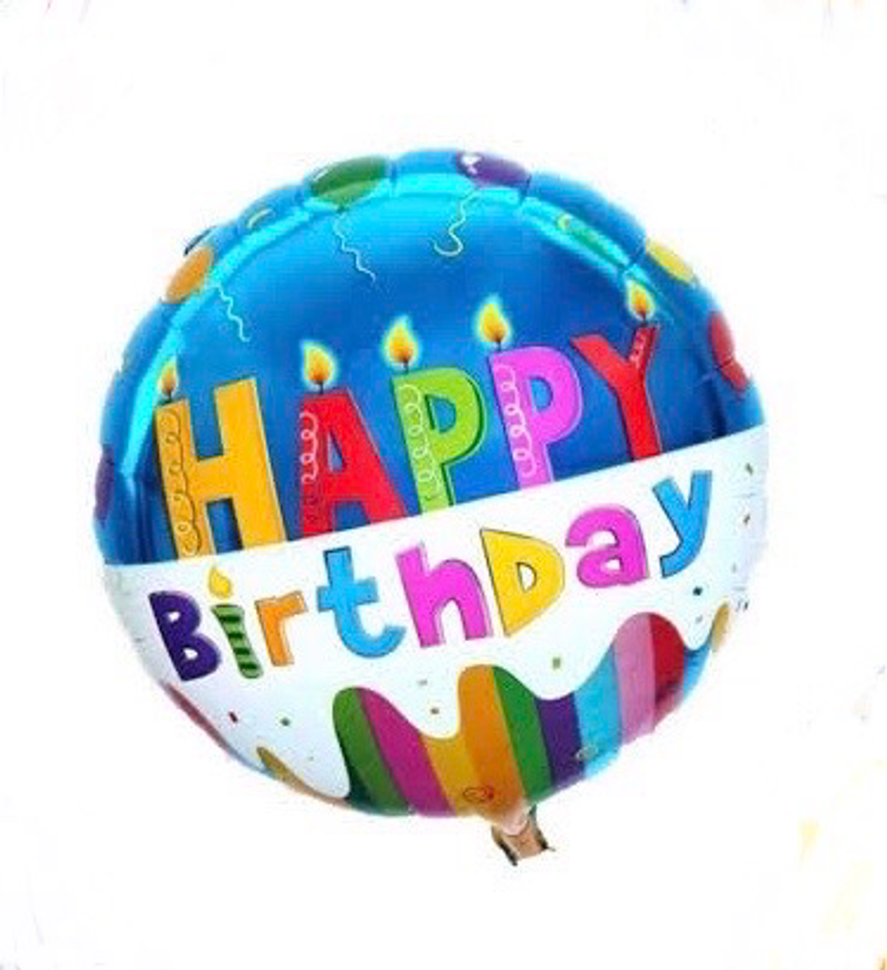 Букет из 31 розы с шаром «С Днем Рождения»