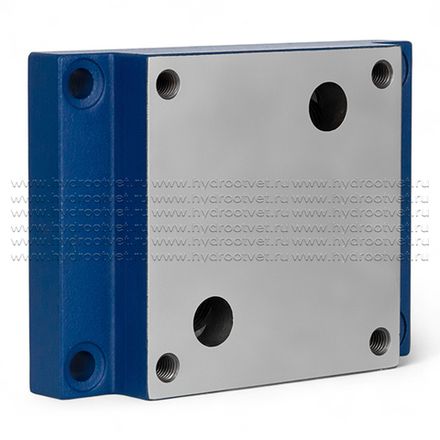 G281/01 - Стальная плита для монтажа регуляторов расхода типоразмера Ду16 (2FRM16), стандарт ISO 6263