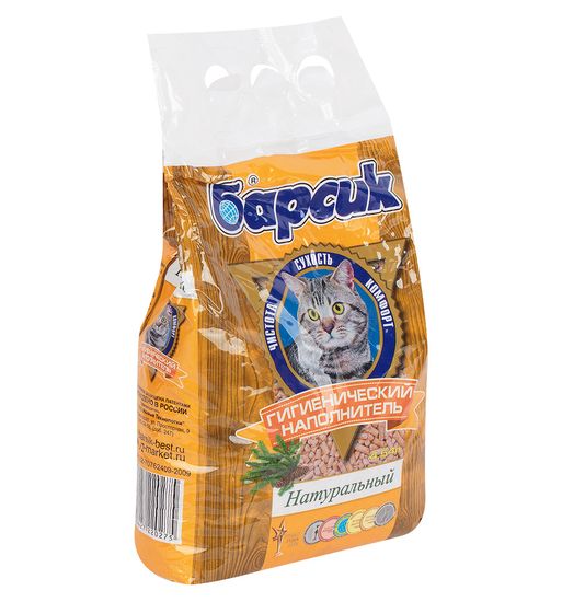 Барсик впитывающий наполнитель Натуральный