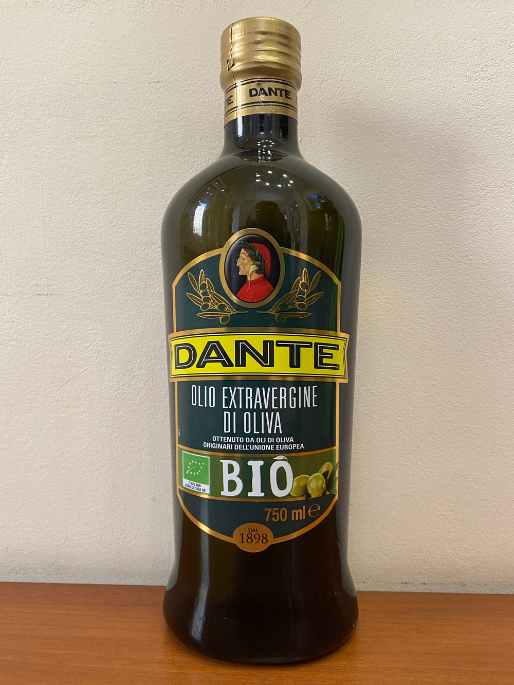 Оливковое масло DANTE BIO Extra Virgin, 750 мл, Италия