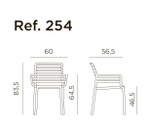 Кресло пластиковое Nardi Doga, агава